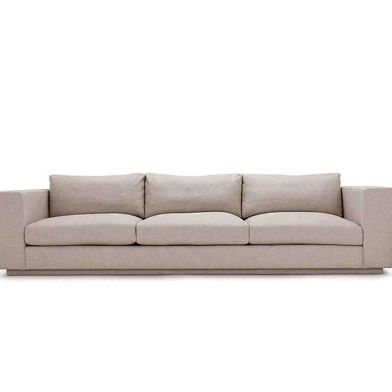BOS - Modern Four Seater Couch Grey