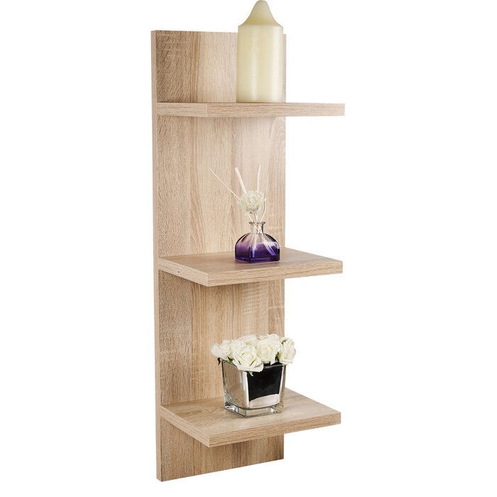 CARRILO - Three Tired Floating Wall Shelf