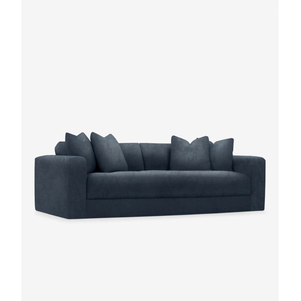 FABI - Fabienne Blue Four Seater Sofa