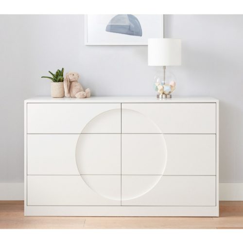 NILOU - Minimal Design White Changing Table