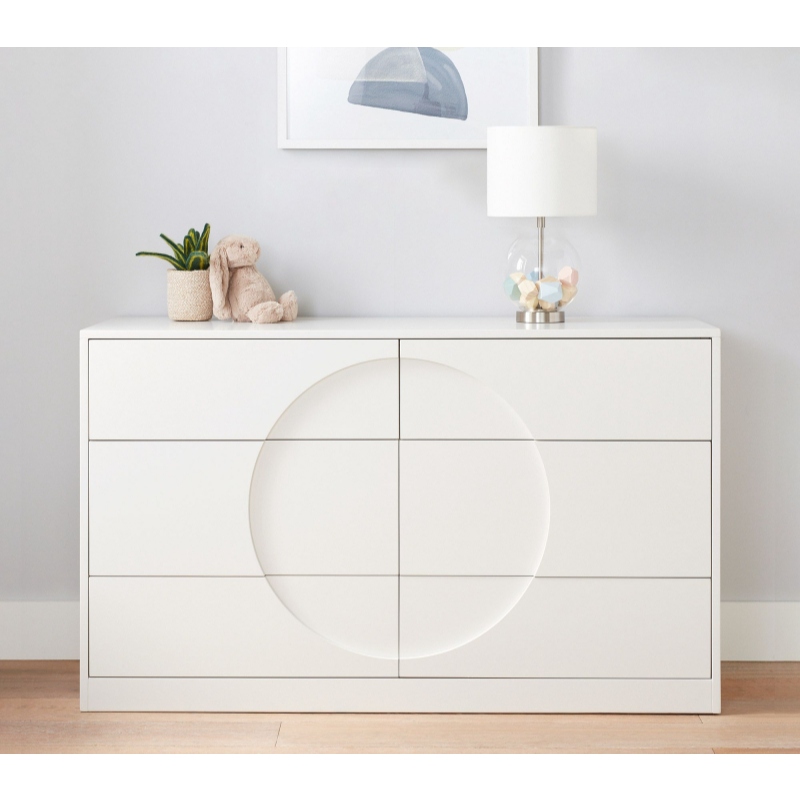 NILOU - Minimal Design White Changing Table