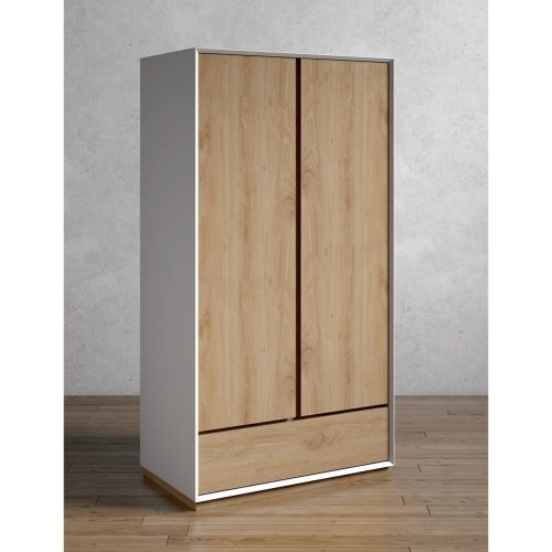 BESPOKE - Double Door Wardrobe with Storage Drawer