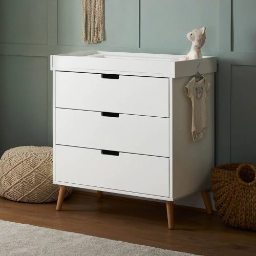 ROUSH - White Scandinavian Design Changing Table