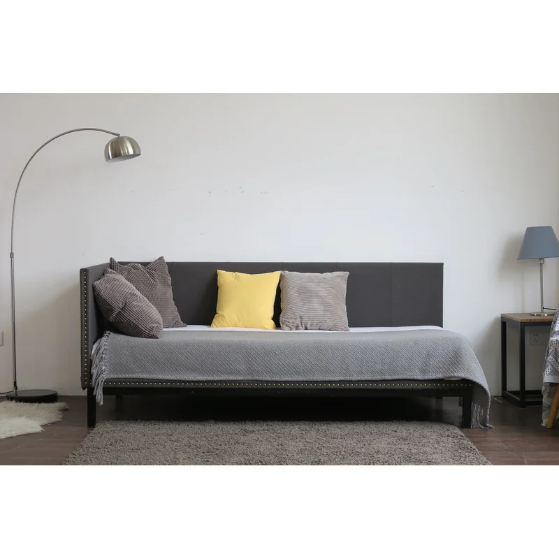 ALBA - Charcoal Grey Right Armed Daybed