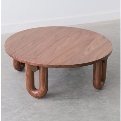 SENTURI - Coffee Table with Wooden U legs