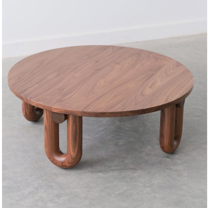 SENTURI - Coffee Table with Wooden U legs