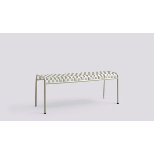 MELL - Sky Grey Outdoor Metallic Bench