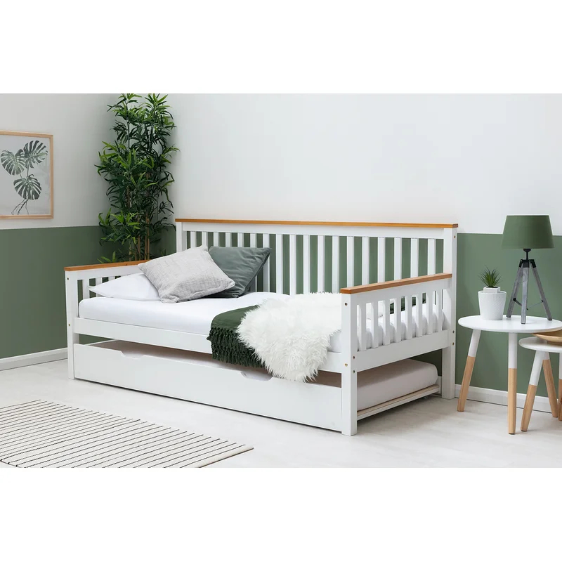RIGBY -White Slat Paneled Daybed