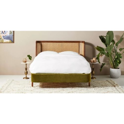 ZOLTAN - Cane Work Platform King size Bed