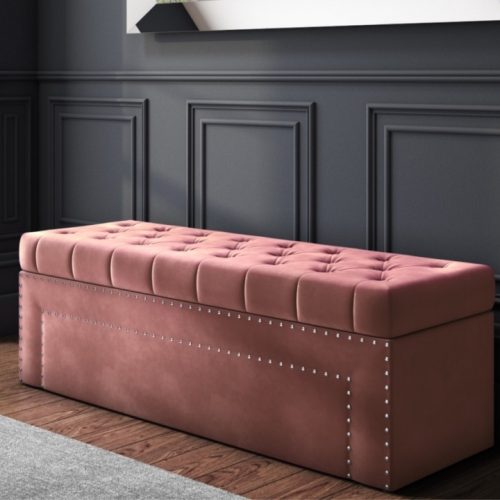 FIORELLA - Double Stud Detailing Storage Bench