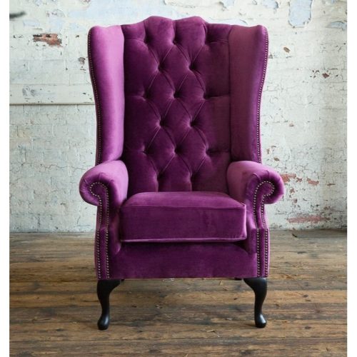 PERPEL - Purple Wing Arm Chair