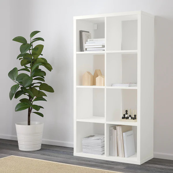 CYNSTA - Elegant Storage Bookshelf White