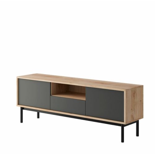 FRANKO - Industrial style Metallic leg TV Console