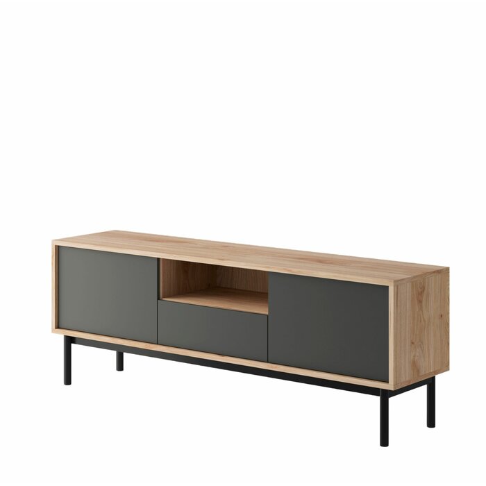 FRANKO - Industrial style Metallic leg TV Console