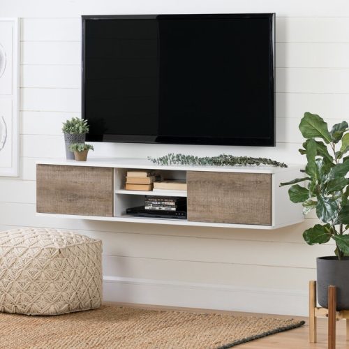 GALILEA - Wall Mounted Storage Floating TV Stand