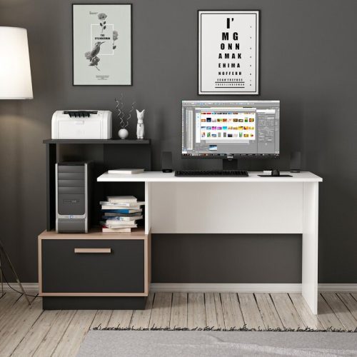 GRIDRION - Multiple Shelves Writing Desk