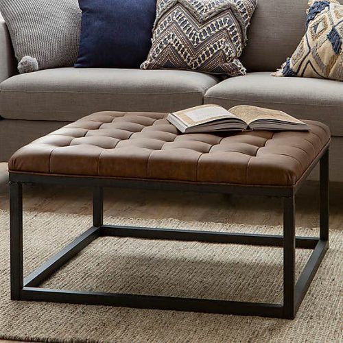 JABAR - Tufted Footstool Ottoman