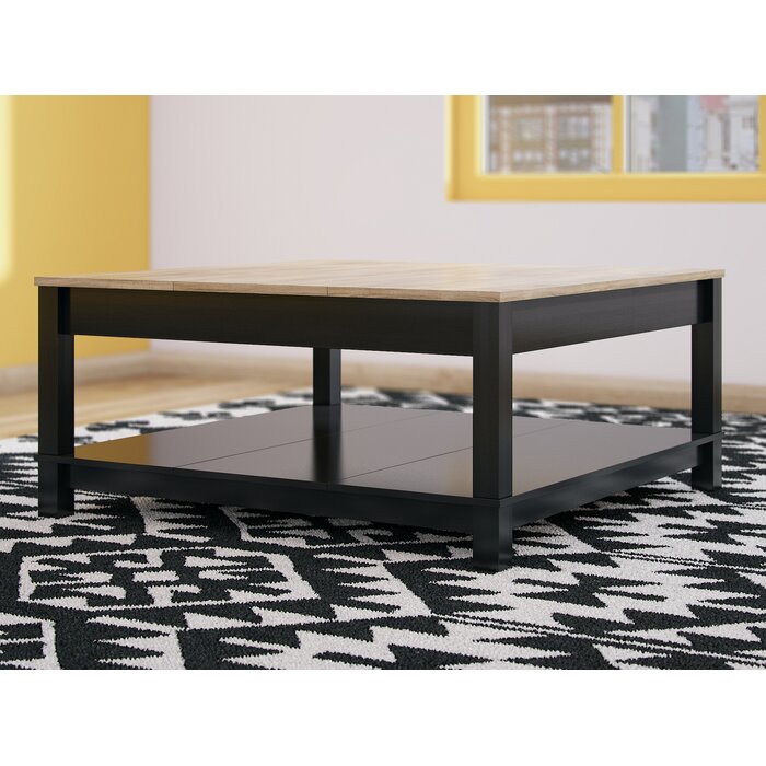 MIRIAN - Black & Oak Iconic Coffee Table