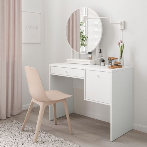STEVE - White Contemporary Style Vanity Table