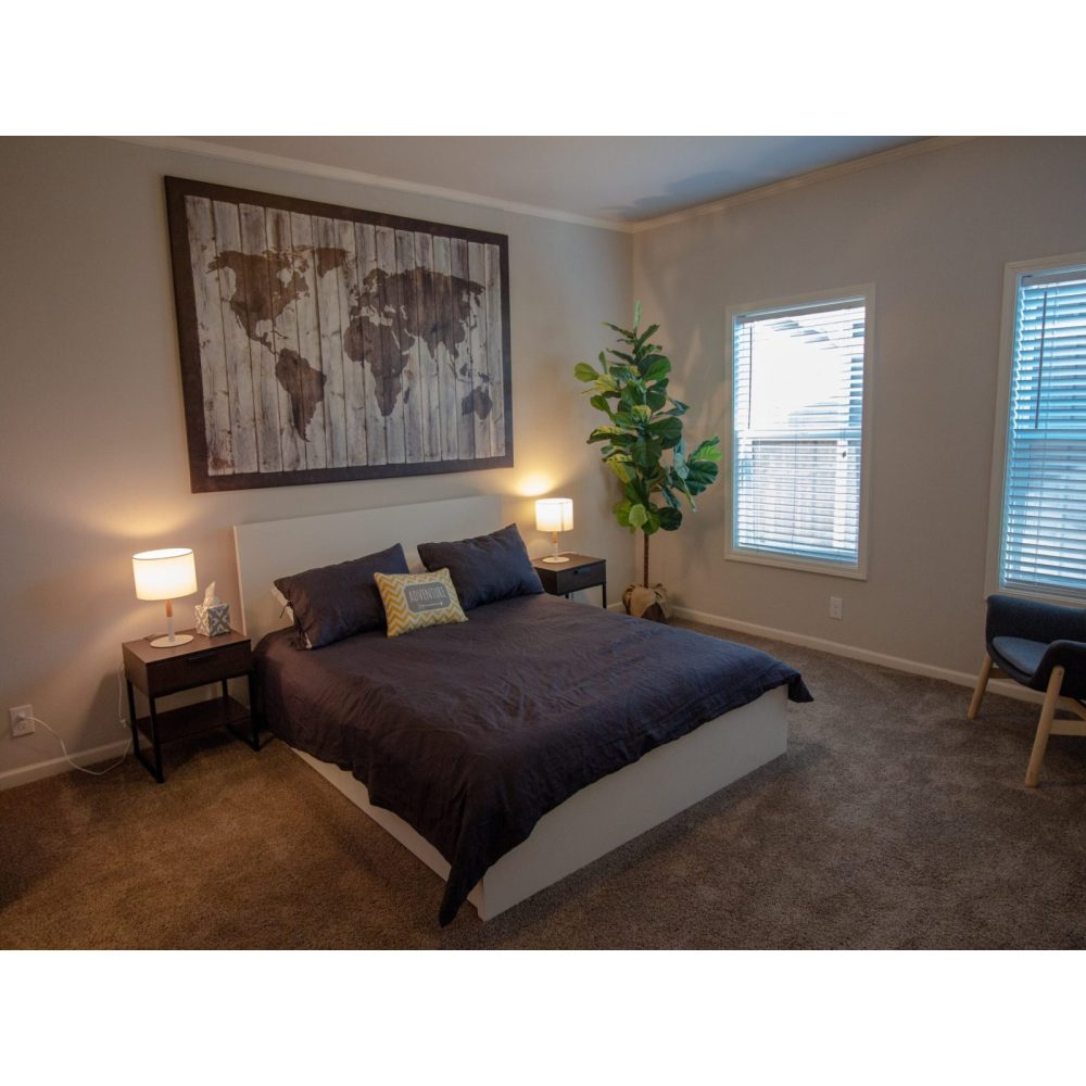 WHOLEE - White Modern style King Size Bed