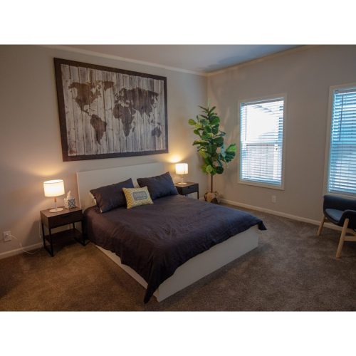 WHOLEE - White Modern style King Size Bed