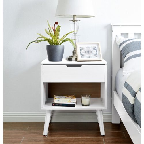 WILMA - Side Table with Drawer & Shelf