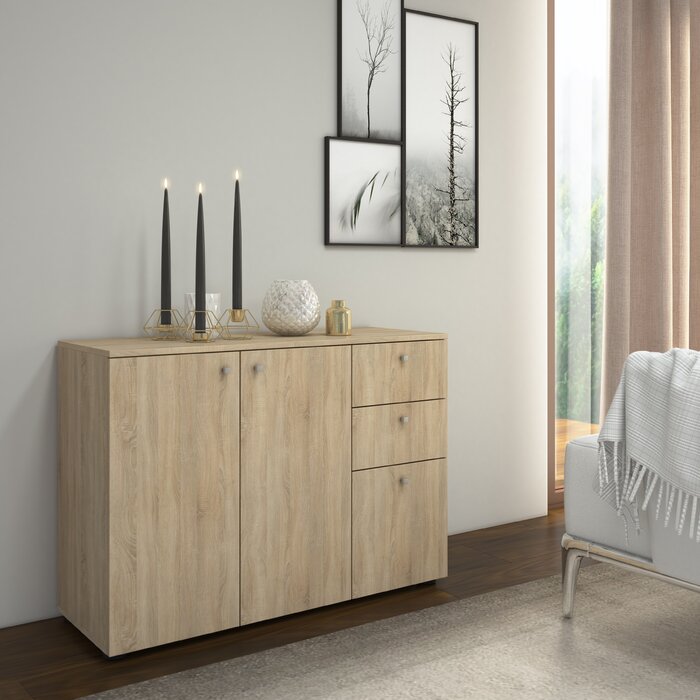 WOKO - Mid Century Style Cabinet Storage Sideboard