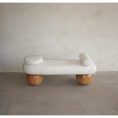 CURVAS – Round Feet Boucle Bench