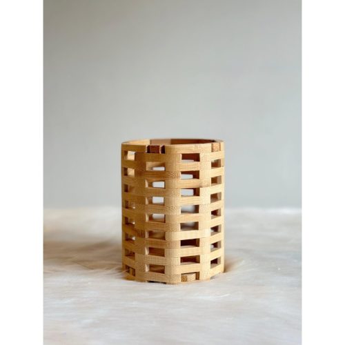 CAREEN - Round Wooden Pen Marker Holder