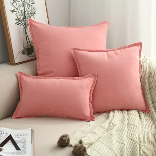 SOFTELLE - Dusky Pink Cushion Set Of Three