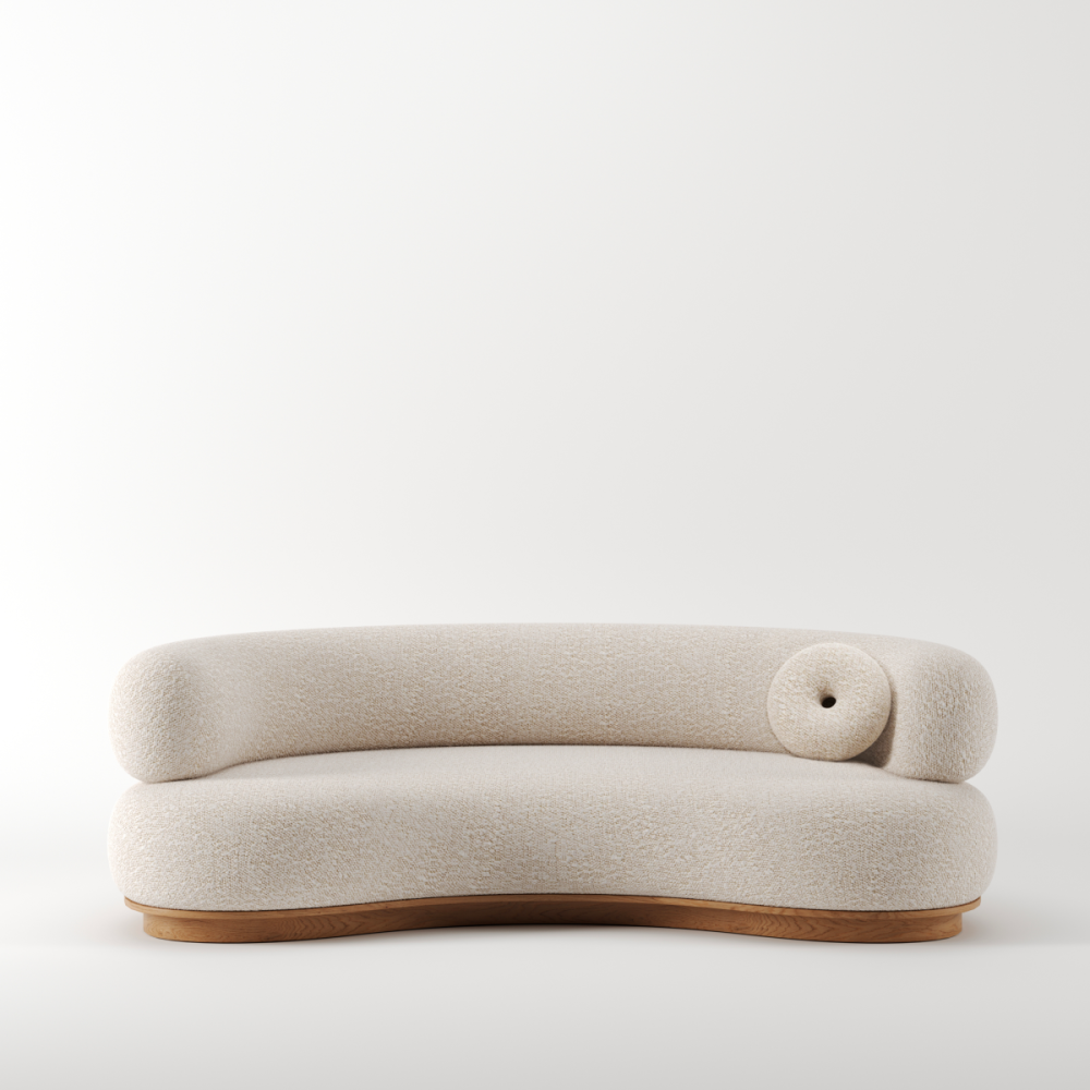 CUSHEL - Curved Four Seater Sofa