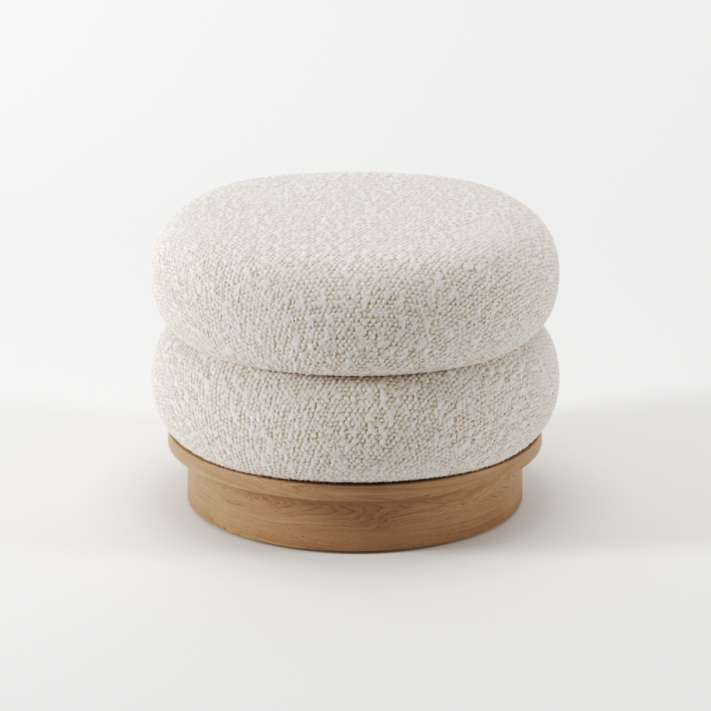 BLOOP - Round Layered Footrest Stool