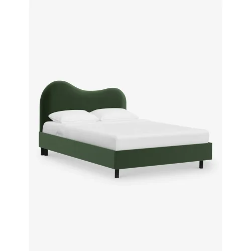 NIRA - Bottle Green King Size Bed