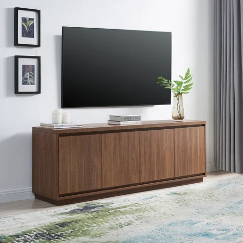 DAMAR - Medium Brown Color TV Stand