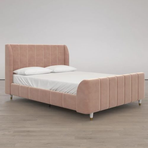 LUME - Dusky Pink Modern Queen Size Teen Bed