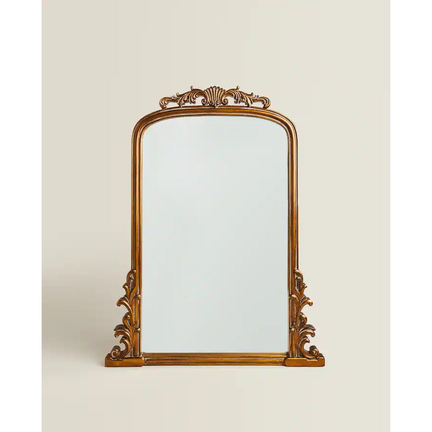 HICINTH - Vintage Style Carved  Wall Mirror