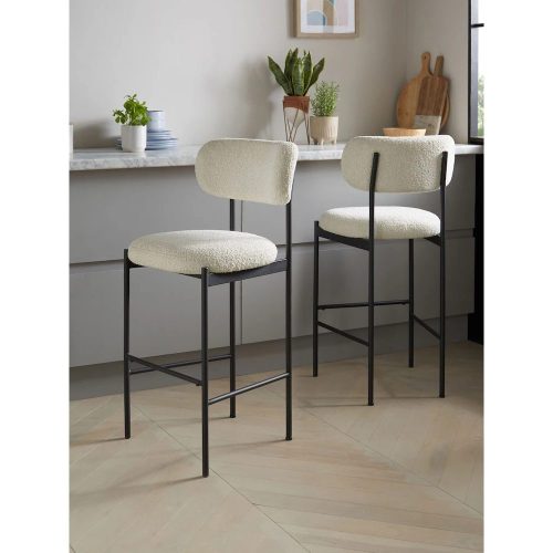 ONYX - Minimalist Design Bar Chair in Metal Frame