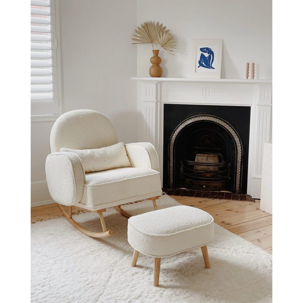 BELO - Elegant Design Nursing Chair with Stool