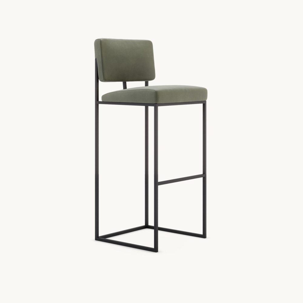 OPELLA - Minimalist Design Metallic Frame Bar Chair
