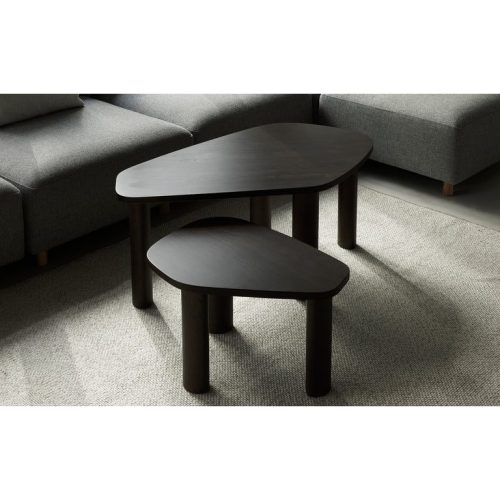 LYNK - Black Nordic Style Coffee Table Set
