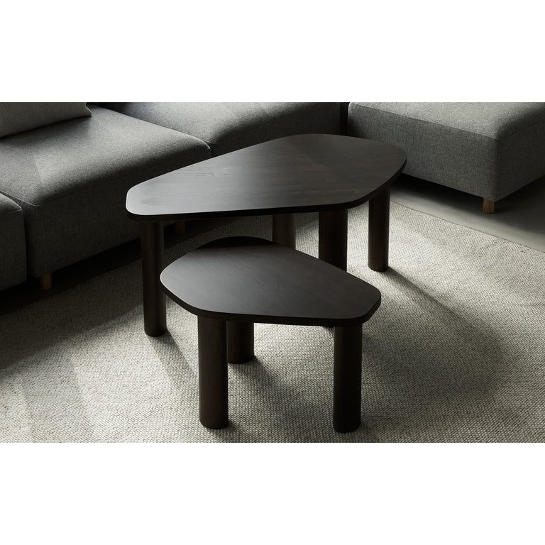 LYNK - Black Nordic Style Coffee Table Set
