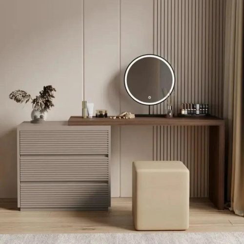 BLUME - Modern Vanity Table with Extendable Top
