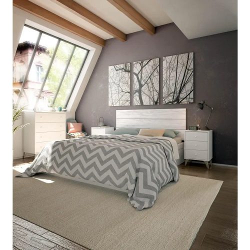 AETHER - White Contemporary Design Bedroom Set