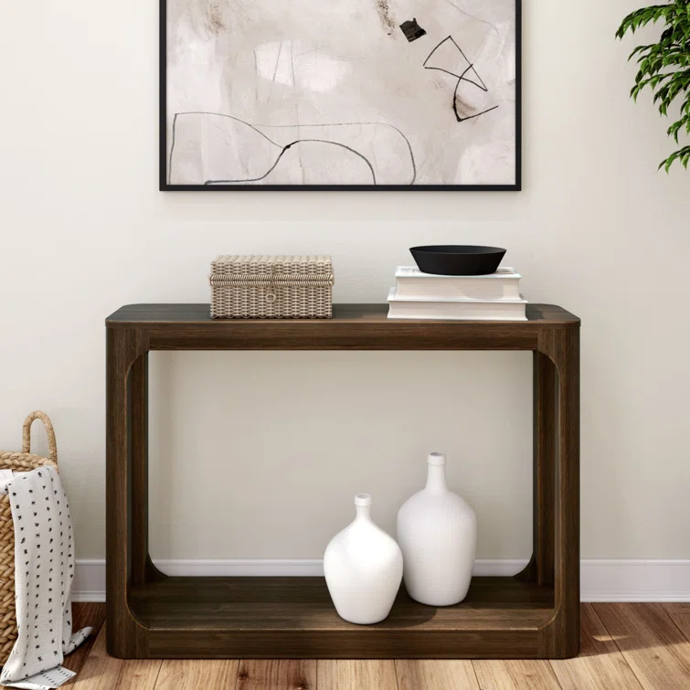 LOOM - Modern Design Curved Edge Console Table