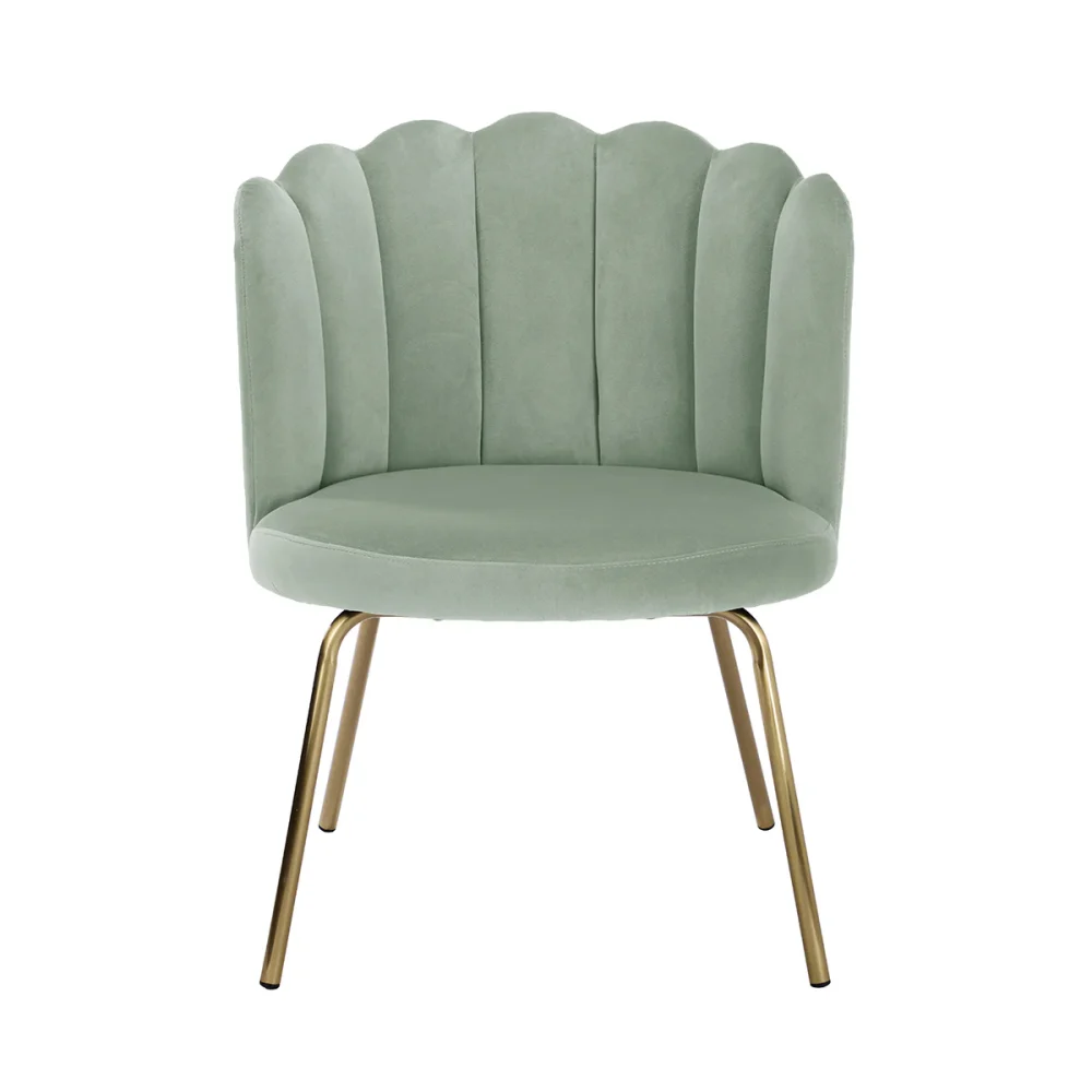 CRIVOR - Classic Design Sage Green Vanity Chair