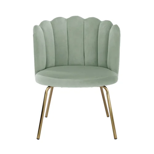 CRIVOR - Classic Design Sage Green Vanity Chair