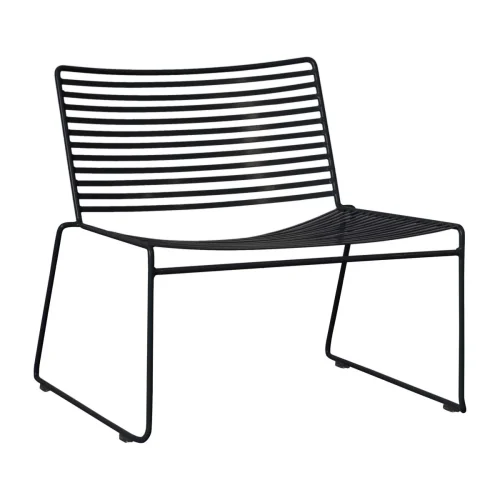 KYRR - Black Metallic Patio Chair