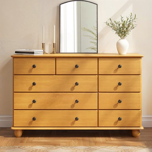 POMI - Traditional Style Chest of Nine Drawers