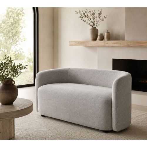 ASHEY – Modern Curved Accent Bench
