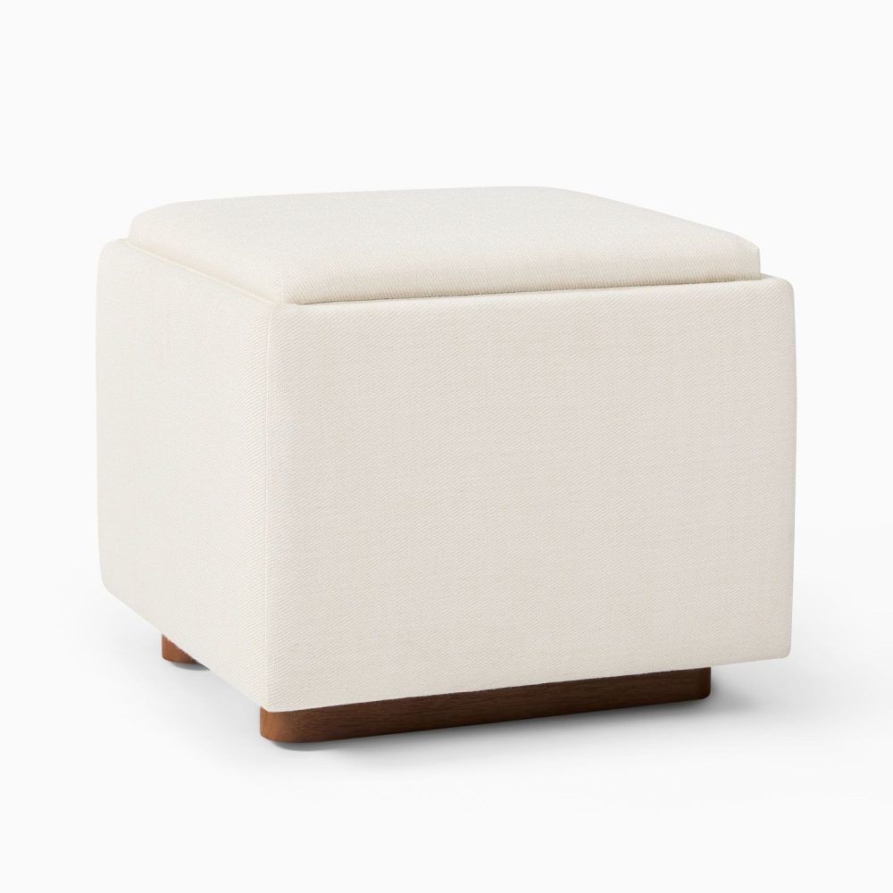 LINEN – Upholstered Storage Ottoman